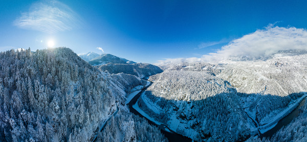 Rheinschlucht, Bonaduz, Graubünden, Schweiz, Switzerland